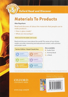 Паперова книга «Oxford Read and Discover: Level 5: Materials to Products Audio Pack », автор Alex Raynham - фото №2 - мініатюра
