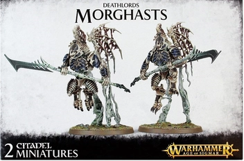  «Набор для сборки миниатюр Games Workshop Warhammer Age of Sigmar Deathlords Morghasts (99120207048)», бренда Games Workshop - фото №1 - миниатюра