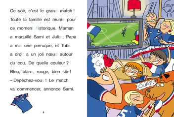 Бумажная книга «Sami et Julie CP Niv 3 Fous de foot!», автор Тереза ​​Бонте - фото №2 - миниатюра