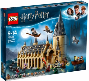  «Конструктор LEGO Harry Potter Большой зал Хогвартса 878 деталей (75954)», бренда LEGO - фото №1 - миниатюра