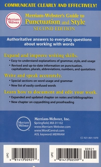 Бумажная книга «Merriam-Webster's Guide To Punctuation and Style» - фото №3 - миниатюра