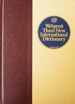 Бумажная книга «Webster's Third New International Dictionary» - фото №1 - миниатюра