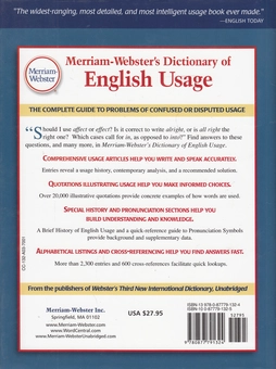 Бумажная книга «Merriam-Webster's Dictionary Of English Usage» - фото №3 - миниатюра