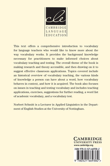 Бумажная книга «Vocabulary in Language Teaching», автор Роберт Шмитт - фото №3 - миниатюра