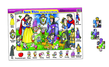 Паперова книга «Fun With Puzzles. Snow White And Seven Dwarfs» - фото №2 - мініатюра