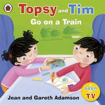 Бумажная книга «Topsy and Tim. Go on a Train», автор Джейн Адамсон - фото №4 - миниатюра