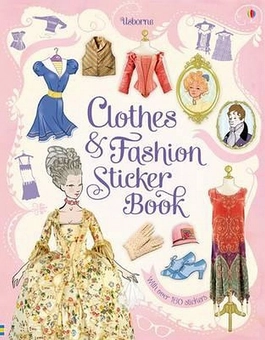 Бумажная книга «Clothes & Fashion Sticker Book», автор Рут Брокльхерст - фото №1 - миниатюра