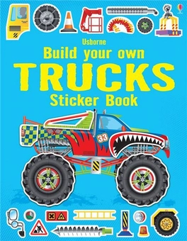 Паперова книга «Build Your Own Trucks Sticker Book» - фото №2 - мініатюра
