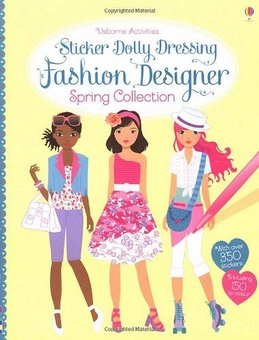 Бумажная книга «Sticker Dolly Dressing Fashion Designer Spring Collection» - фото №2 - миниатюра