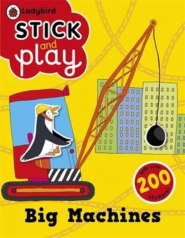 Паперова книга «Big Machines. Ladybird Stick and Play Activity Book» - фото №1 - мініатюра