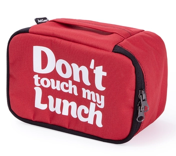 «Термо-сумка для ланча Just Cover Ланч бэг Don't Touch My Lunch красный mini (4823087001816)», бренда Just Cover - фото №1 - миниатюра