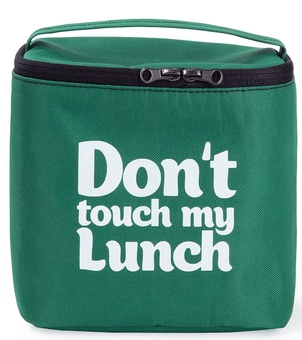 «Термо-сумка для ланча Just Cover Ланч бэг Don't Touch My Lunch зеленый maxi (4823087003612)», бренда Just Cover - фото №1 - миниатюра