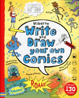 Бумажная книга «Write and Draw Your Own Comics (+ наклейки)» - фото №2 - миниатюра