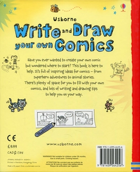 Бумажная книга «Write and Draw Your Own Comics (+ наклейки)» - фото №3 - миниатюра