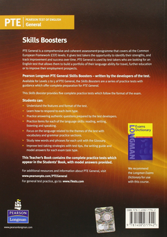 Паперова книга «PTE Test of English General Skills Booster 3 TB+CD Pack», авторів Стів Бакстер, Бріджіт Блум - фото №2 - мініатюра