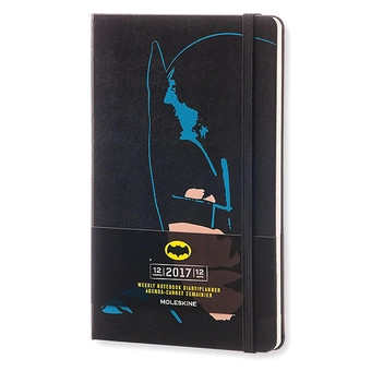  «Еженедельник Moleskine 2017 Batman средний черный (DBA12WN3Y17)», бренда Moleskine - фото №2 - миниатюра