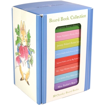 Бумажная книга «The World of Peter Rabbit 10 Board Books Collection», автор Беатрис Поттер - фото №1 - миниатюра
