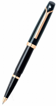  «Ручка-роллер Sheaffer Valor Black (Sh935015)», бренда Sheaffer - фото №2 - миниатюра