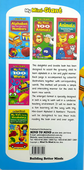 Паперова книга «My Mini-Giant. Alphabet Upper Case, Lower Case & Numbers. Revised» - фото №2 - мініатюра