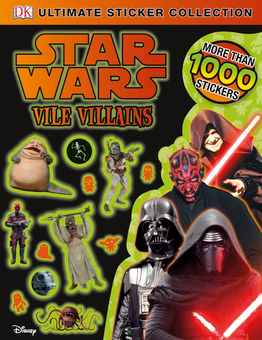 Бумажная книга «Star Wars™ Vile Villains Ultimate Sticker Collection», автор Мэтт Джонс - фото №1 - миниатюра