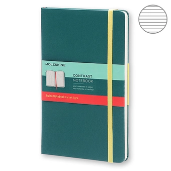  «Блокнот Moleskine Contrast средний шалфей (LCCTQP060K11)», бренда Moleskine - фото №2 - миниатюра