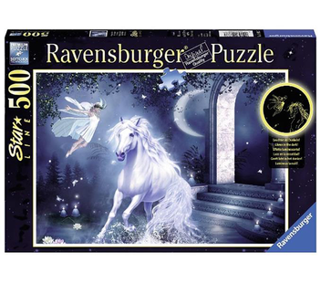  «Пазл светящийся Ravensburger Волшебная ночь 500 элементов (RSV-148837)», бренда Ravensburger - фото №1 - миниатюра