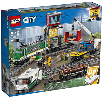  «Конструктор LEGO City Товарный поезд 1226 деталей (60198)», бренда LEGO - фото №1 - миниатюра