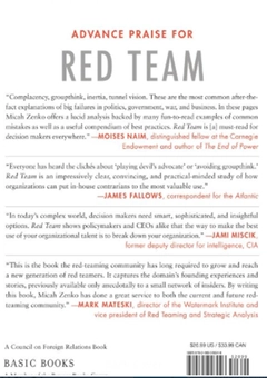 Бумажная книга «Red Team: How to Succeed By Thinking Like the Enemy», автор Мика Зенко - фото №2 - миниатюра