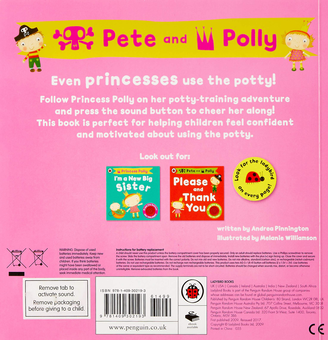 Бумажная книга «Princess Polly's Potty», автор Андреа Пиннингтон - фото №2 - миниатюра