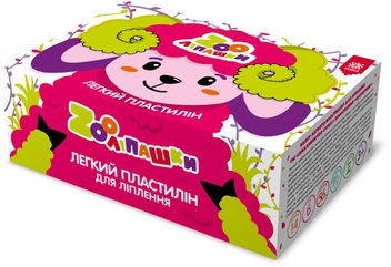  «Пластилін легкий Зірка ZOOліпашки Баранчик (шоу-бокс 14 кольорів, 56 стіків по 6 г)», бренда Зірка - фото №4 - миниатюра