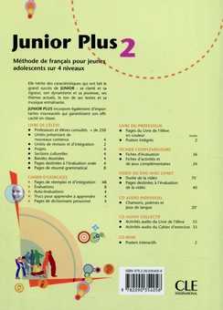 Бумажная книга «Junior Plus 2 Cahier d'exercices», авторов Мишель Буцбах, Инмакулада Сарасибар, Кармен Мартин, Долорес Пастор - фото №2 - миниатюра