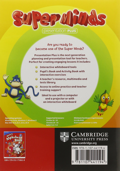 Паперова книга «Super Minds Starter Presentation Plus DVD-ROM», авторів Ґюнтер Ґернґросс, Пітер Льюїс-Джонс, Герберт Пухта - фото №2 - мініатюра