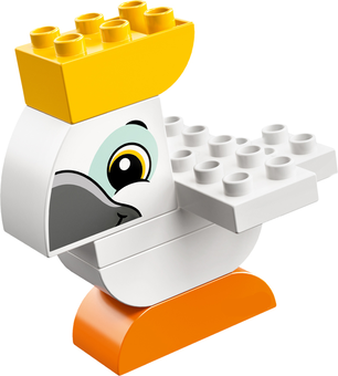  «Конструктор LEGO DUPLO Коробка з кубиками Моя перша тварина 34 деталі (10863)», бренду LEGO - фото №3 - мініатюра