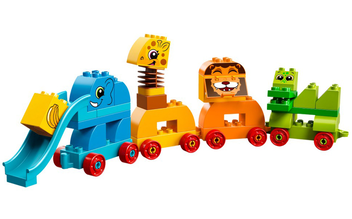  «Конструктор LEGO DUPLO Коробка з кубиками Моя перша тварина 34 деталі (10863)», бренду LEGO - фото №2 - мініатюра