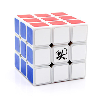  « Игра-головоломка DaYan Кубик V Zhanchi stickerless 3х3х3 (DYZCX1)», бренда DaYan - фото №2 - миниатюра