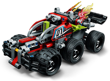  «Конструктор LEGO Technic Зелений автомобіль для перегонів135 деталей (42072)», бренду LEGO - фото №4 - мініатюра