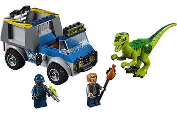 «Конструктор LEGO Juniors Грузовик спасателей для перевозки раптора 85 деталей (10757)», бренда LEGO - фото №2 - миниатюра