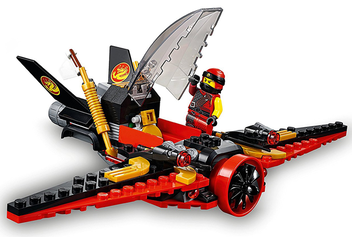  «Конструктор LEGO Ninjago Крило долі 181 деталь (70650)», бренду LEGO - фото №3 - мініатюра