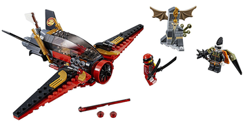  «Конструктор LEGO Ninjago Крило долі 181 деталь (70650)», бренду LEGO - фото №2 - мініатюра