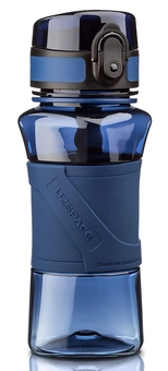  «Бутылка для воды с широким горлом Uzspace 350 мл синяя (6009blue)», бренда Uzspace - фото №1 - миниатюра