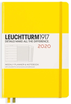  «Еженедельник с заметками Leuchtturm1917 2020 Лимонный (359882)», бренда Leuchtturm1917 - фото №1 - миниатюра