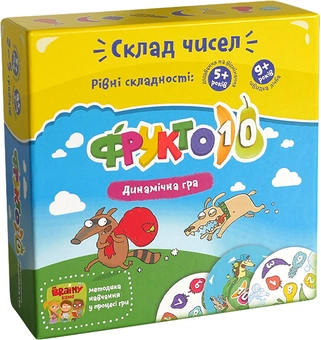 «Настільна гра Банда Умников Фрукто 10 (4820219540069)», бренду Банда Умников - фото №1 - мініатюра
