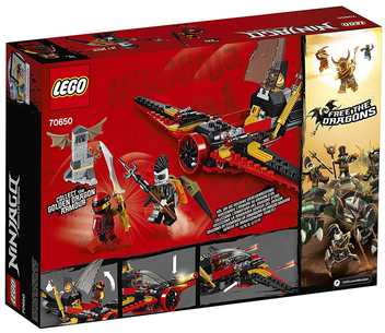  «Конструктор LEGO Ninjago Крило долі 181 деталь (70650)», бренду LEGO - фото №4 - мініатюра