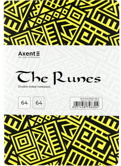  «Блокнот двусторонний Axent The Runes А5 Желтый (8452-08-a)», бренда Axent - фото №1 - миниатюра