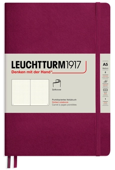  «Блокнот Leuchtturm1917 Винний Крапка (362844)», бренду Leuchtturm1917 - фото №1 - мініатюра