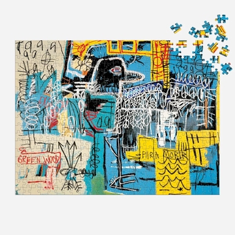  «Basquiat Bird on Money 500 Piece Book Puzzle», бренда Galison - фото №4 - миниатюра