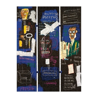  «Пазл Galison Basquiat Horn Players 500 Piece Book Puzzle», бренда Galison - фото №4 - миниатюра