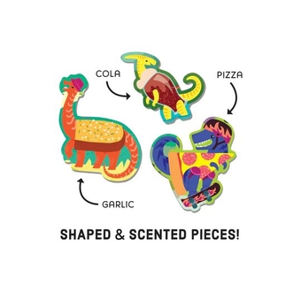  «Pizzasaurus 60 Piece Scratch & Sniff Puzzle», бренда Mudpuppy - фото №4 - миниатюра