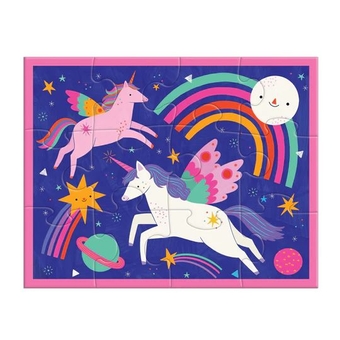  «Пазл Mudpuppy Unicorn Magic 12 Piece Pouch Puzzle», бренда Mudpuppy - фото №4 - миниатюра