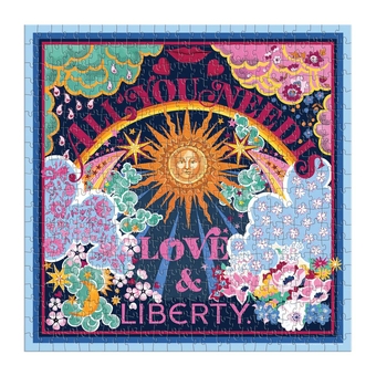  «Пазл Galison All You Need is Love & Liberty by Liberty of London Ltd 500 ел.», бренда Galison - фото №4 - миниатюра